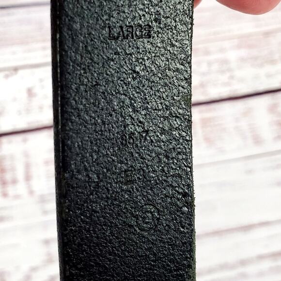 Coach Retro Brown Leather Belt with Solid Brass Square Buckle Size Large - Picture 6 of 10